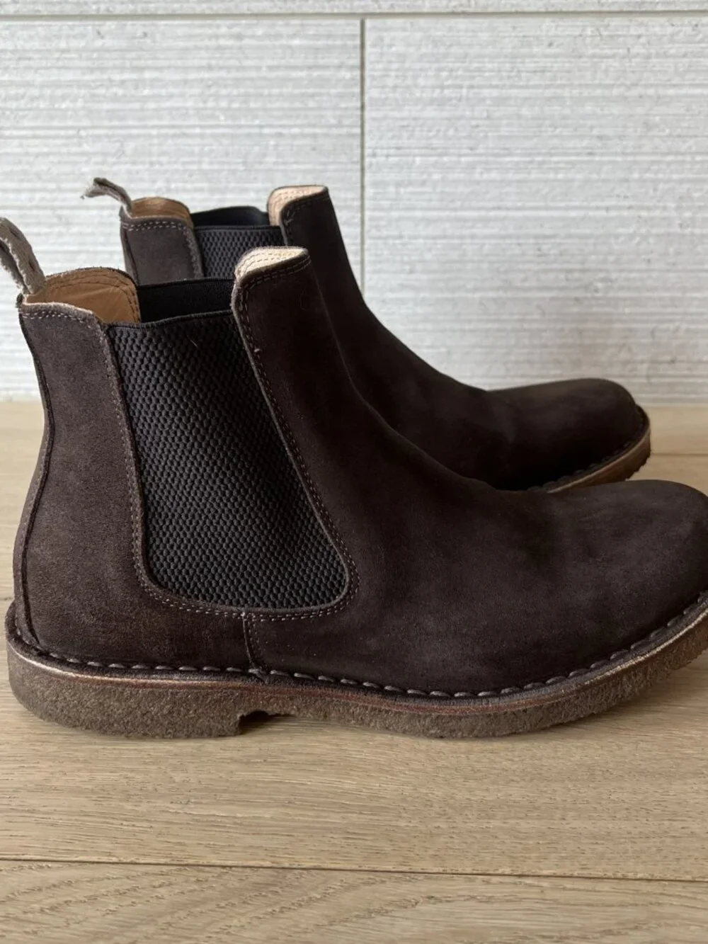 Astorflex SR1 Bitflex Chelsea Boots Brown Leather Men's Size 10 (43)